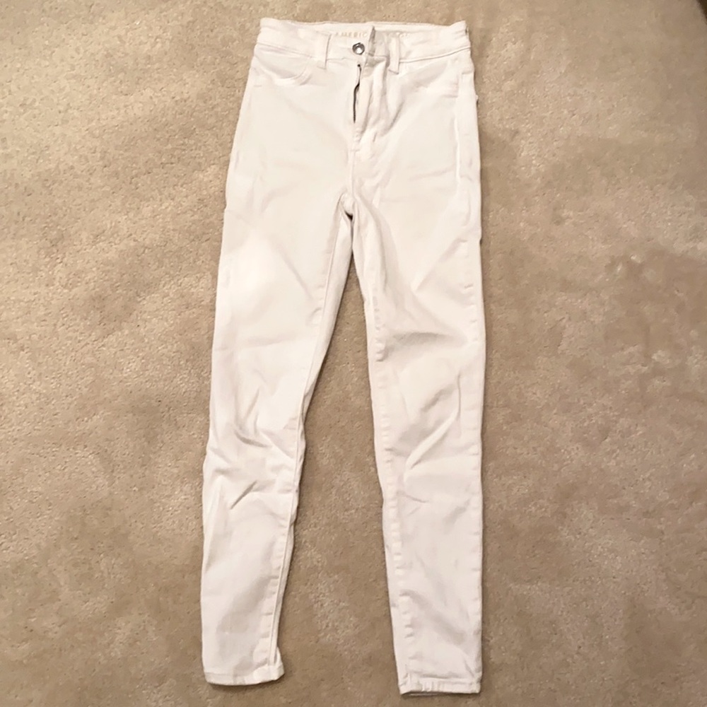 American Eagle White Jeans Size 00